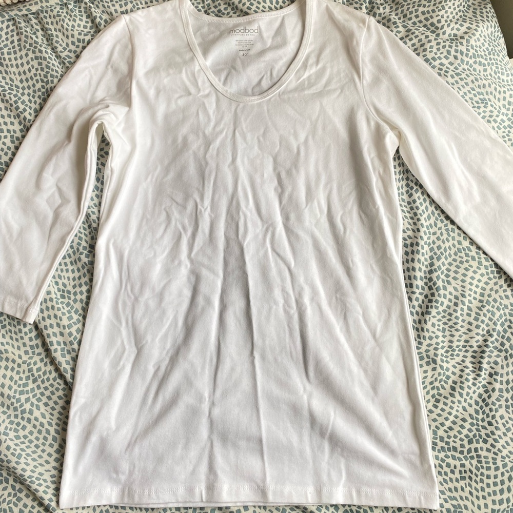 Casual white shirt